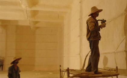 冷庫噴涂聚氨酯和冷庫庫板哪個效果好(圖3) 冷庫噴涂聚氨酯案例